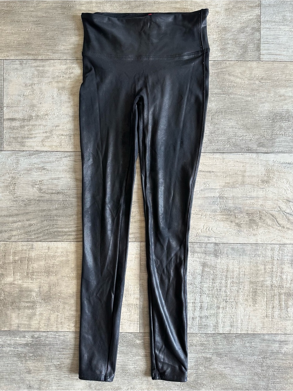 Spanx Faux Leather Leggings High Waist Black S/P